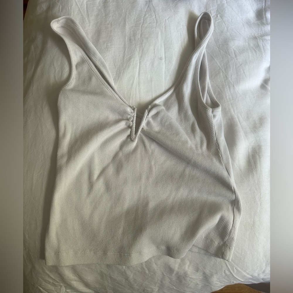 Zara, white tank top